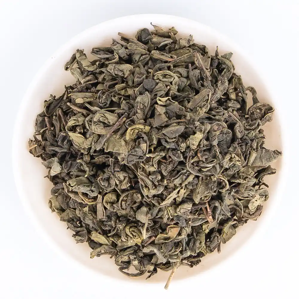 China Gunpowder Green Tea Grade 9475 | Yellow Green Liquor | Bulk Supply for Uzbekistan