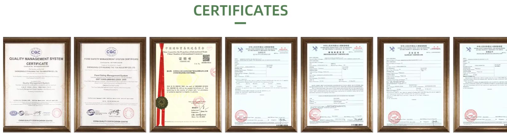 industry-standard certifications