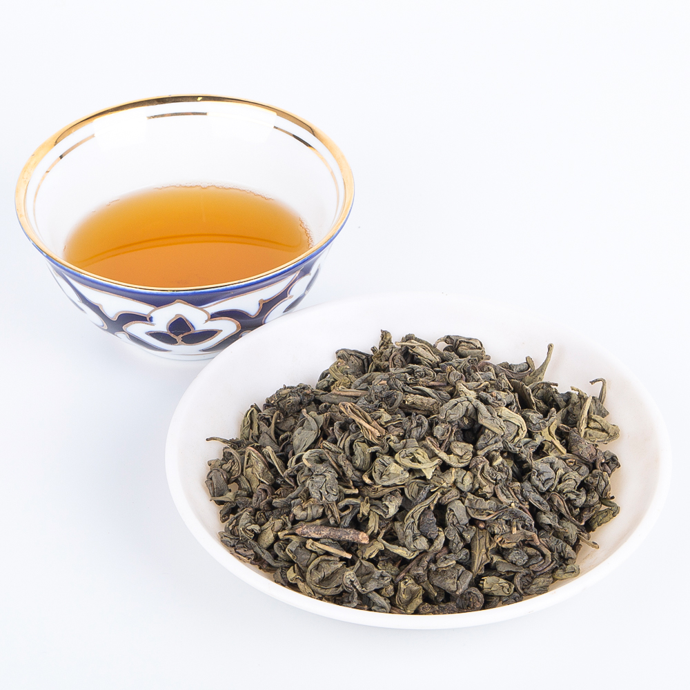 gunpowder green tea 9501 and its tea soup 