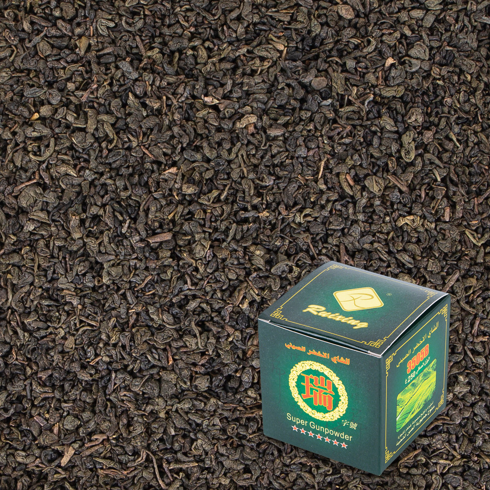 EU Standard Gunpowder Green Tea 3505 with customzied colorful box from Premium China Green Tea Exporter & Manufacturer Ruixing Tea