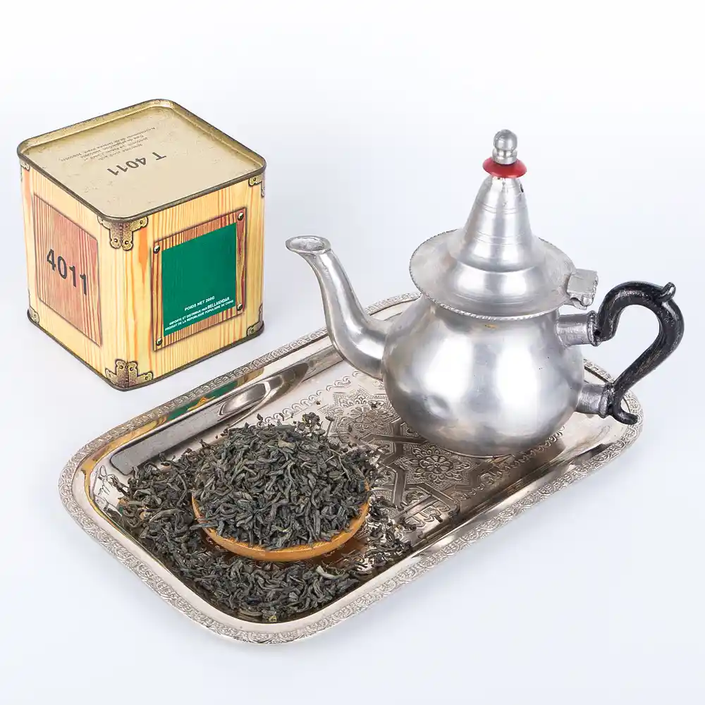 Thé vert Chunmee 4011 pour le Maroc